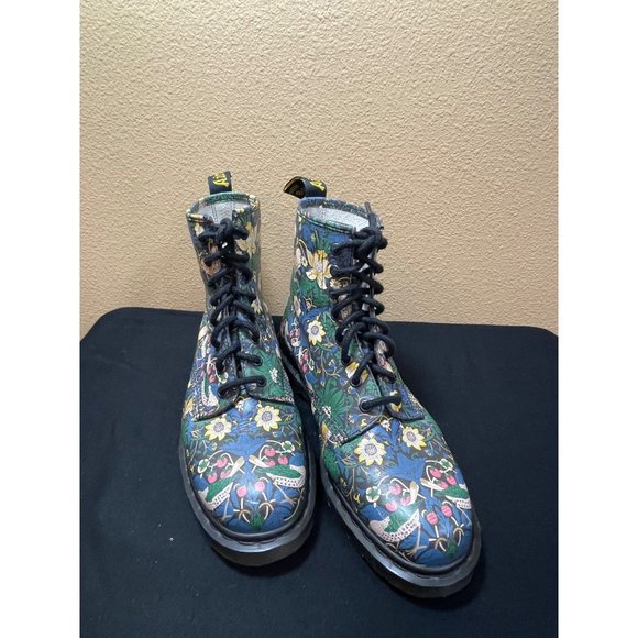 RARE Doc Marten’s x Liberty of London Collab Museum 8-Eye 1460s Pascal Boots 10 - Picture 1 of 12